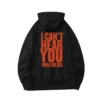 Black Screamer Hoodie Back