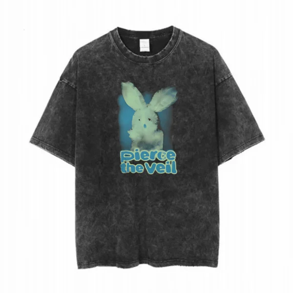 RABBIT BLACK T-SHIRT
