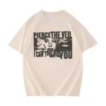 IVORY CLIP FACES T-SHIRT