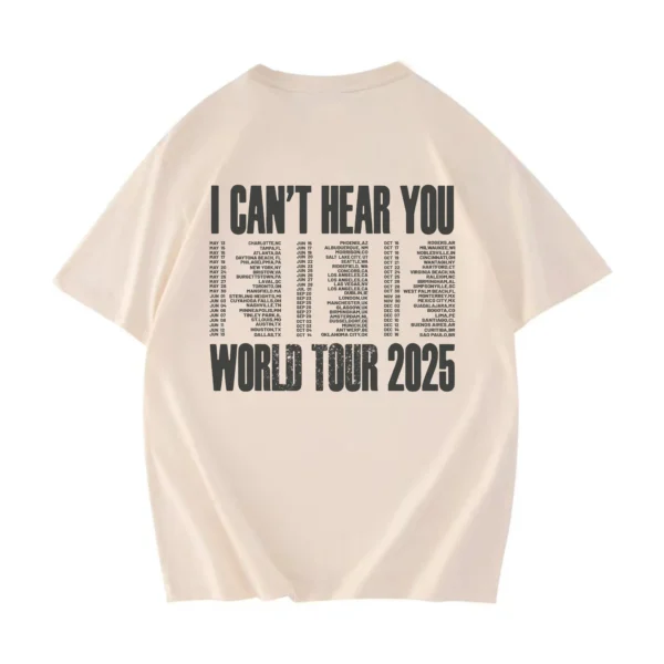 IVORY CLIP FACES T-SHIRT Back